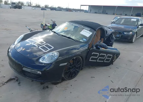 2005 Porsche Boxster z USA, uszkodzony, nr VIN WP0CA29855U712695
